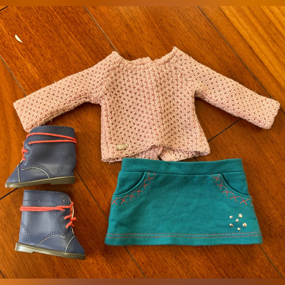 American Girl Sparkle Sweater Outfit for 18” Doll